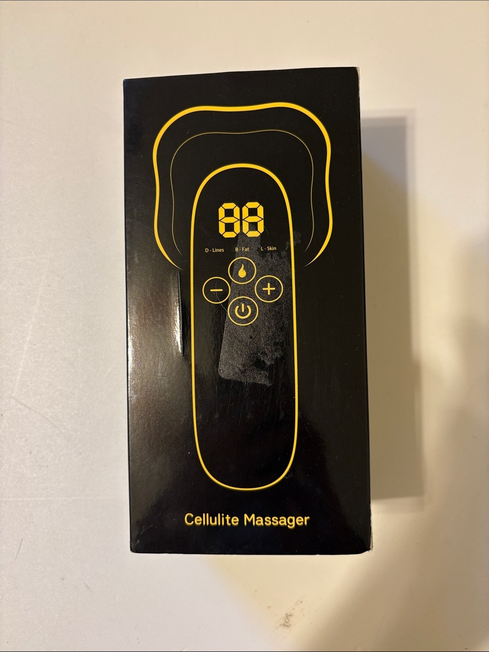 Black Cellulite Massager - Portable Body Toning Device